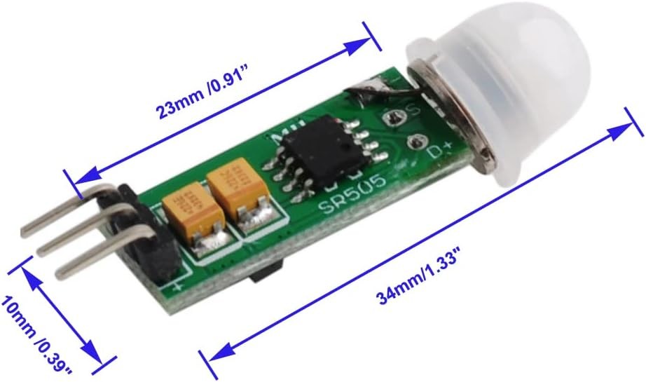HC-SR505 Mini Infrared PIR Motion Sensor, Micro 5PCS Sensor