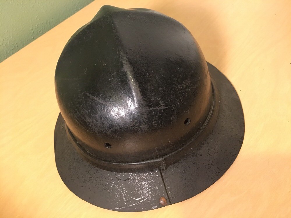 EARLY 1930s HARDHAT CBM Co. Black Dymond Hard Hat Antique Mine Mining Helmet
