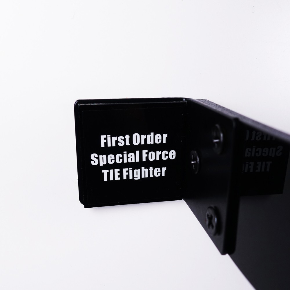 Wall mount for LEGO 75101 First Order Special Forces TIE, Wall mount only.