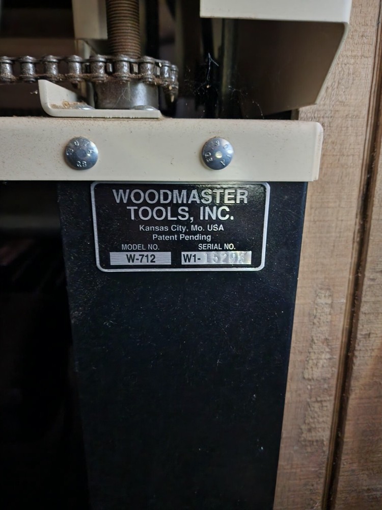 Woodmaster W-712 Planer/moulder/saw