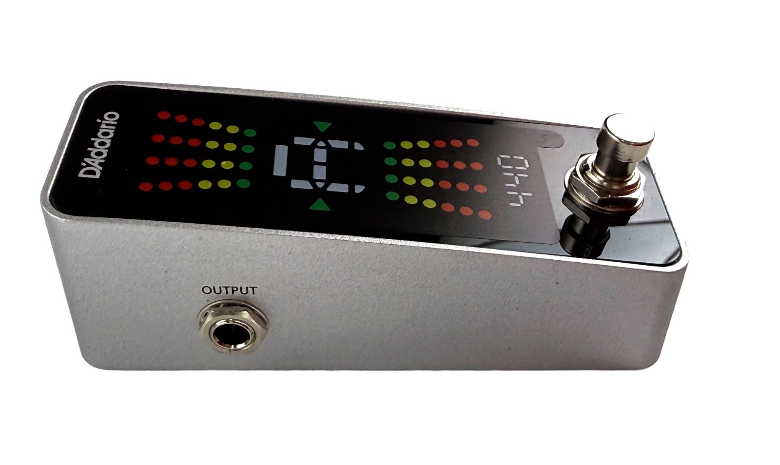 Brand New D'Addario PW-CT-20 Pedal Tuner Chromatic Guitar Bass True Bypass NIB