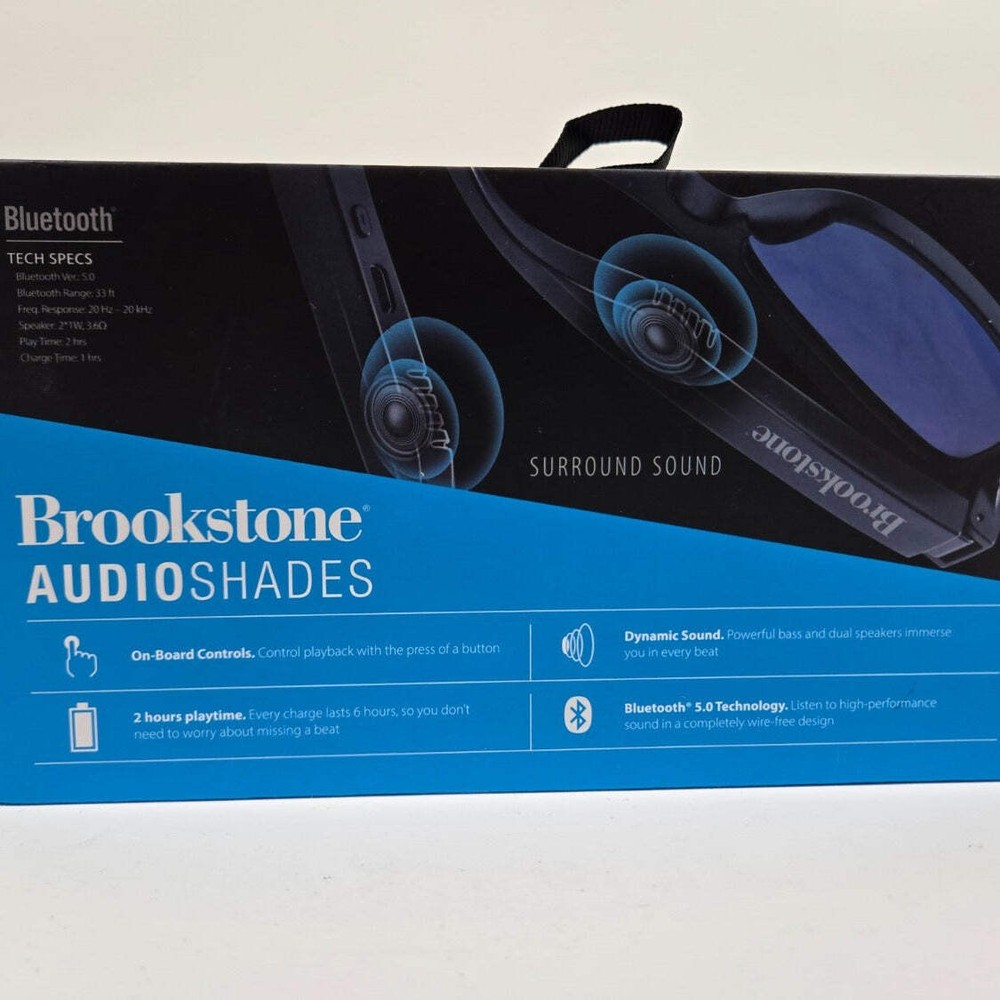 brookstone audio shades wireless, Bluetooth-enabled sunglasses