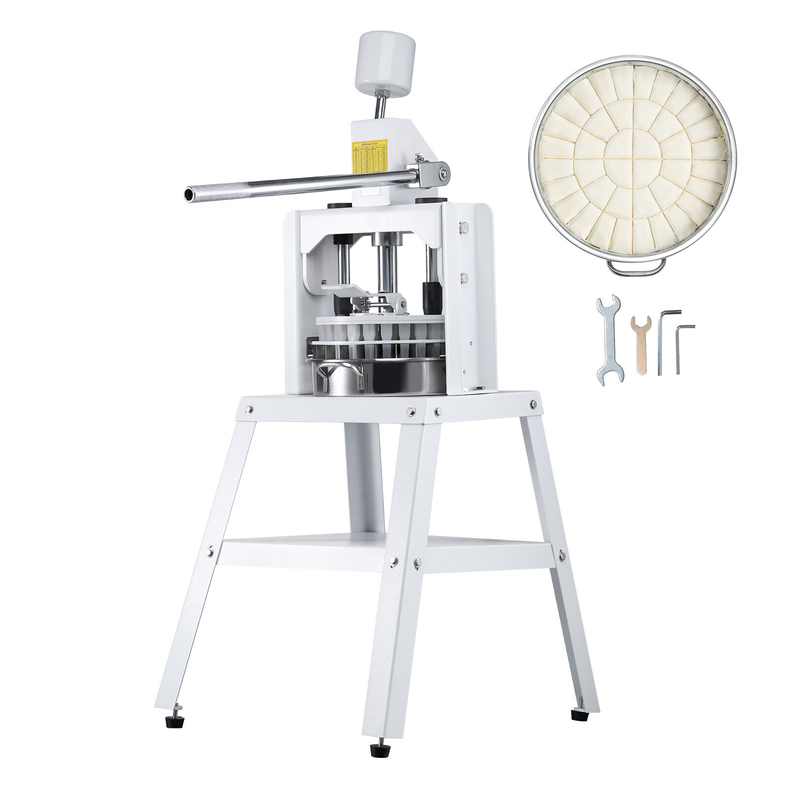 VEVOR Commercial Manual Dough Divider 40 PCS Dough Press Cutter Maker for Bakery