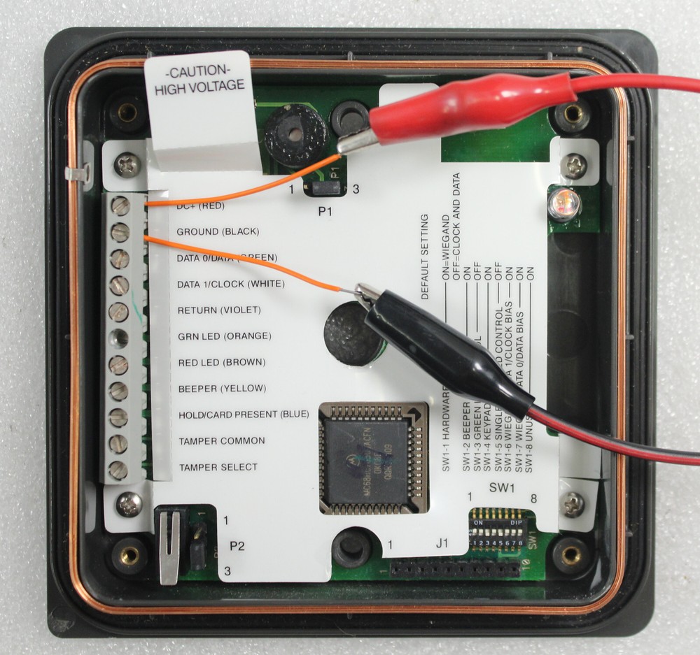 Hid 5355 Proximity Access Reader W/ Keypad Proxpro 5355AGK09 - No Front Plate