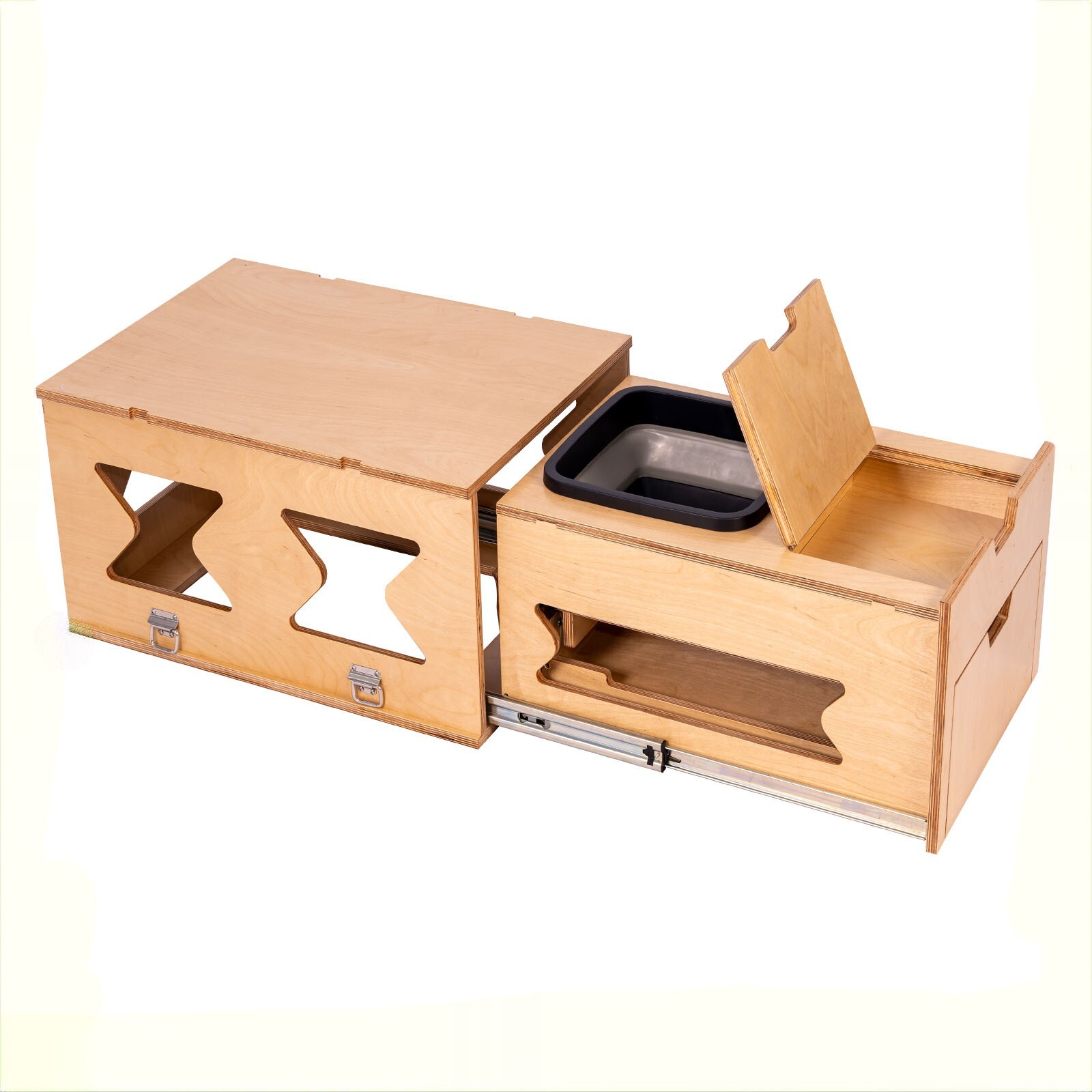 XK Overland Kitchen Box WD711 All-in-One Camping with Washing, Chopping, Cooking