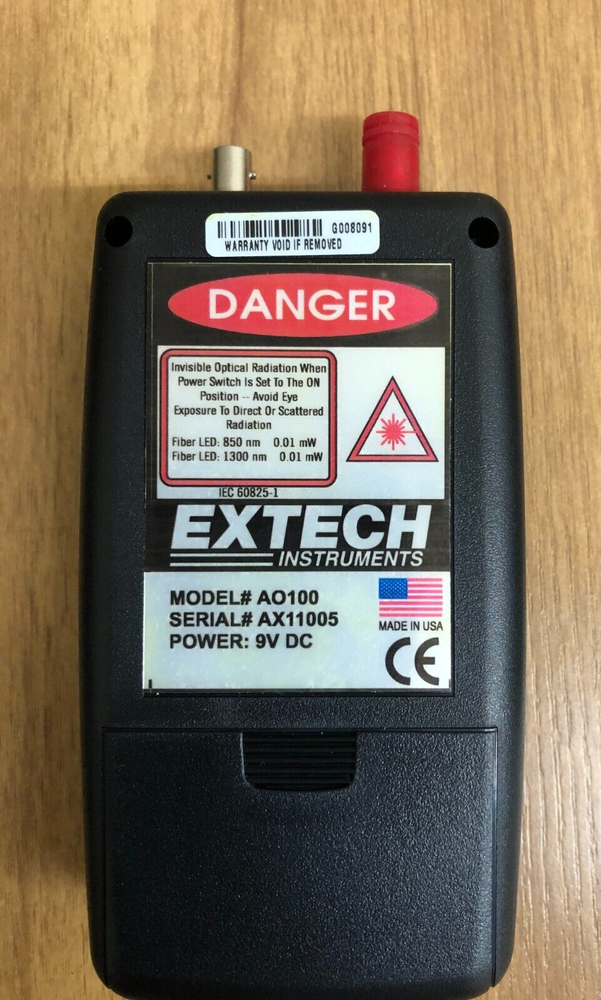 Extech AO100 LED 850nm Audio Meter