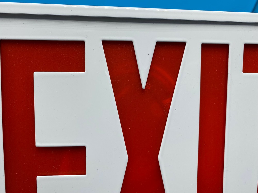 Hard wire Exit Sign