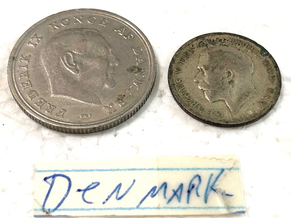 Old Denmark Coin Money Denmark