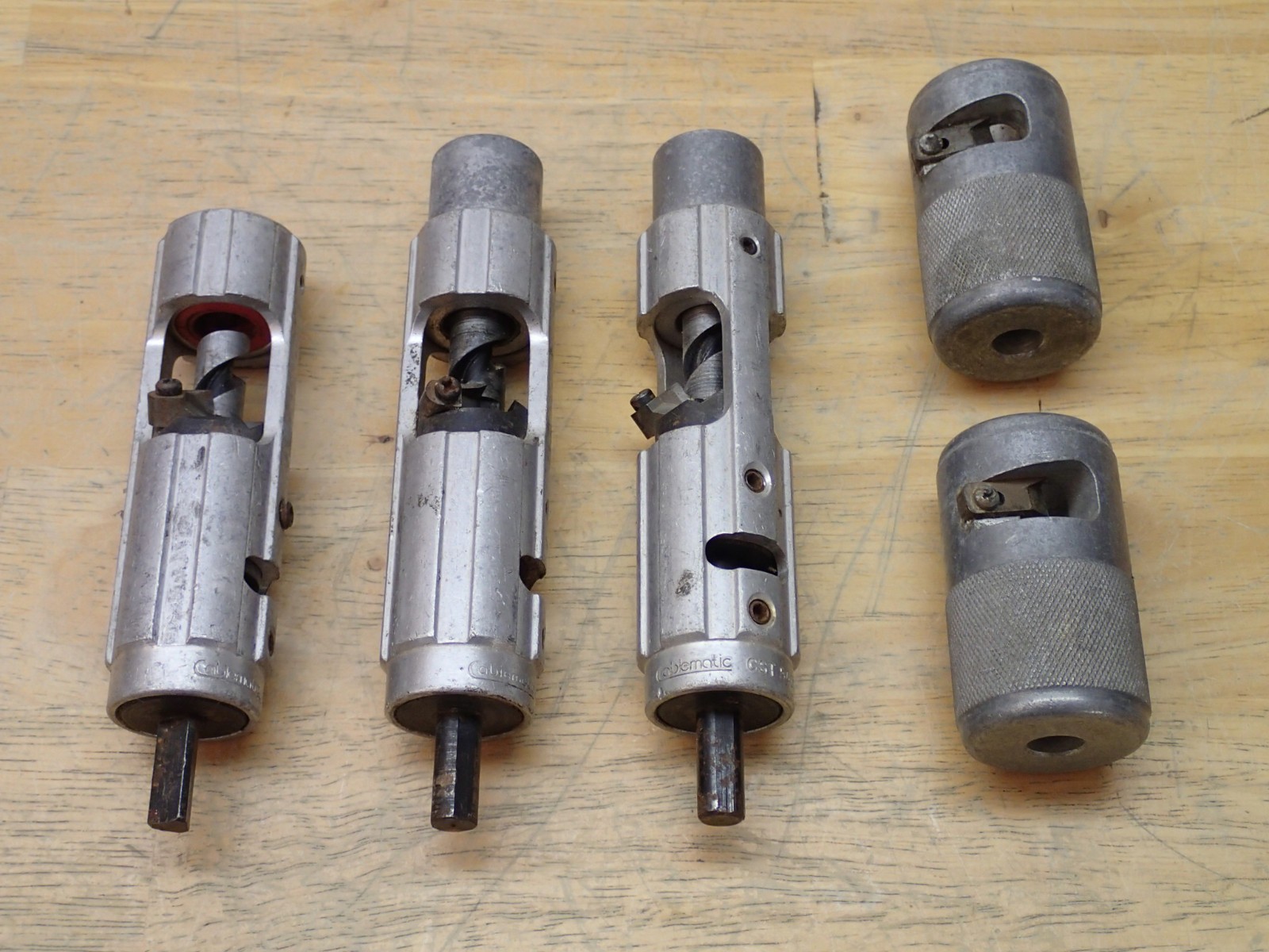 Cablematic CST 500 & 540 QR Cable Coring Strip Tool Mixed Lot Rough User Items