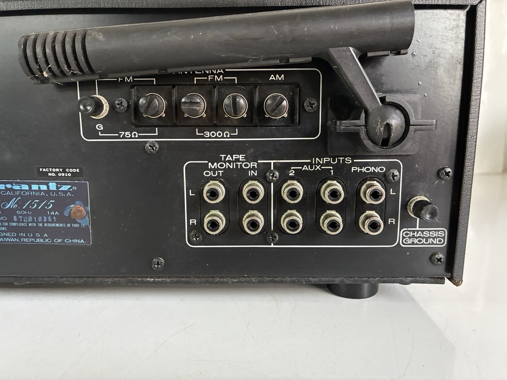 Marantz 1515 Stereo FM AM Receiver AMP Working