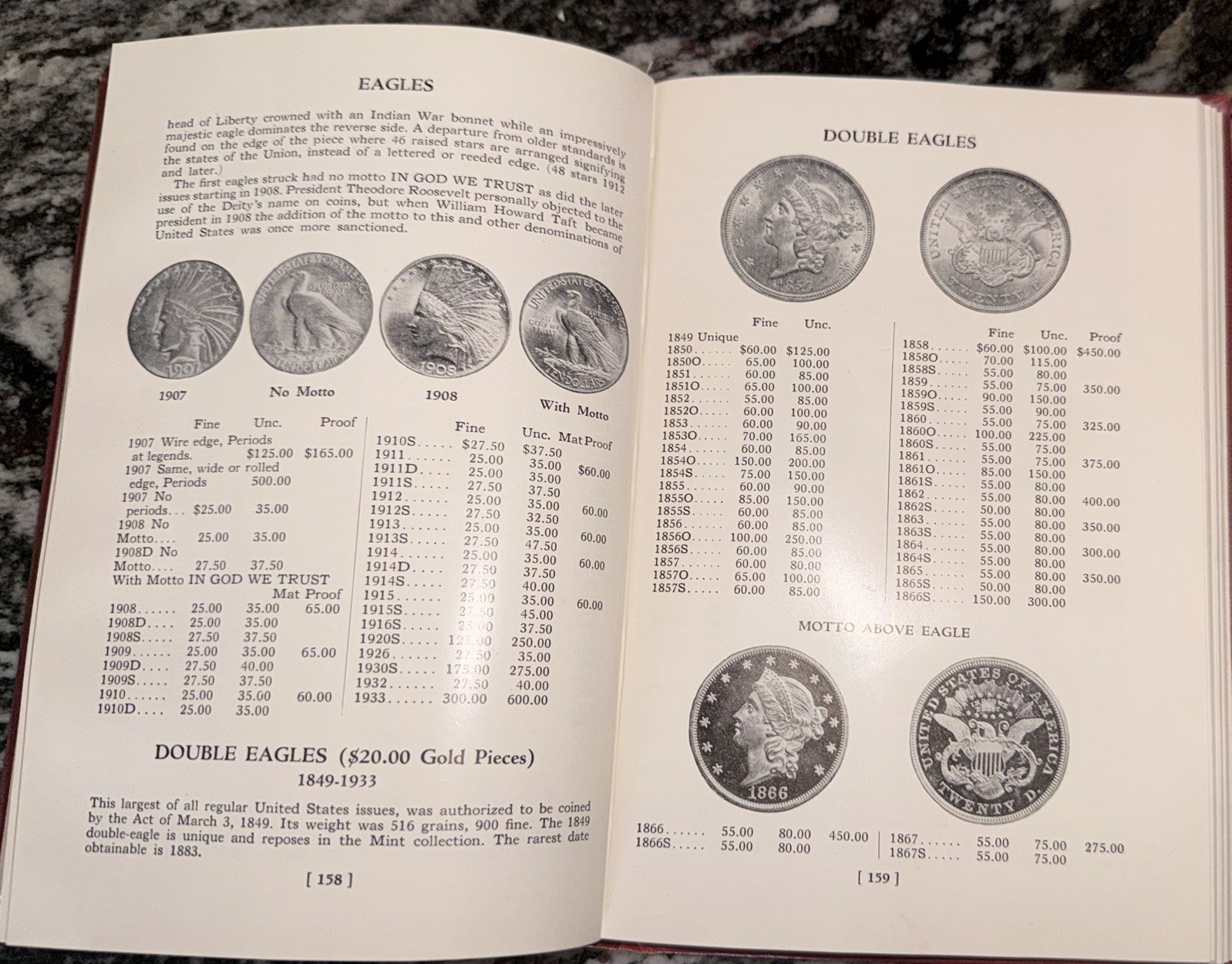 1953-1954 GUIDE BOOK OF UNITED STATES COINS 6th EDITION "REDBOOK" BY R.S. YEOMAN