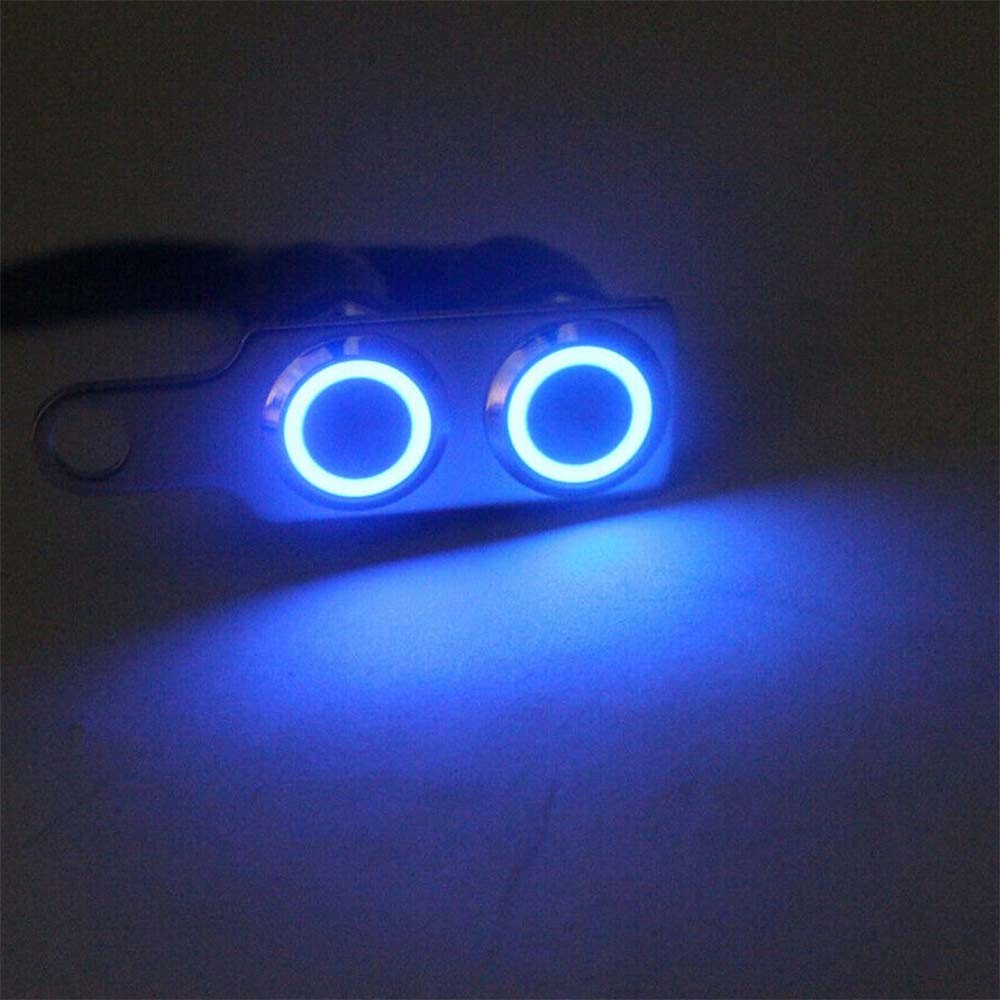 12V Motorcycle Handlebar Switch Waterproof Push Button for Headlight & Fog Light