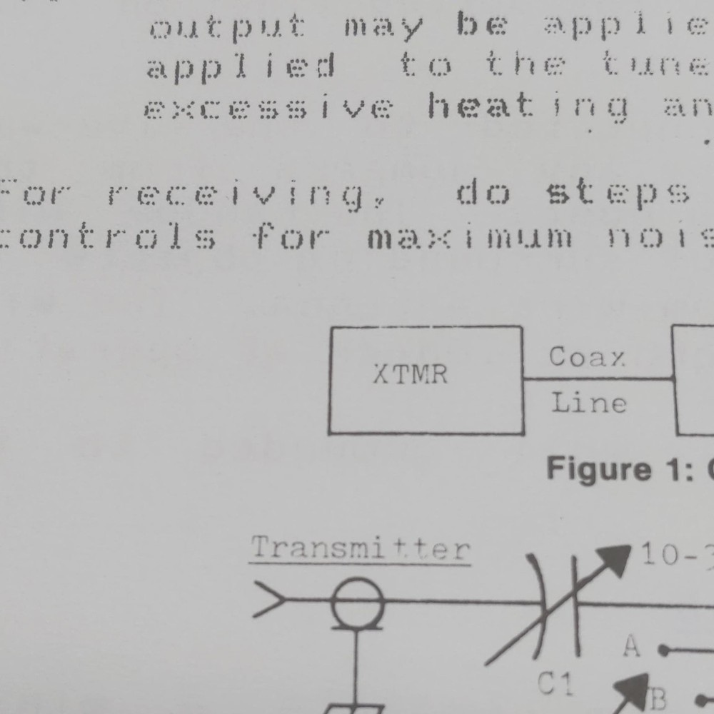 MFJ-901B Versa Tuner Instructions, Original