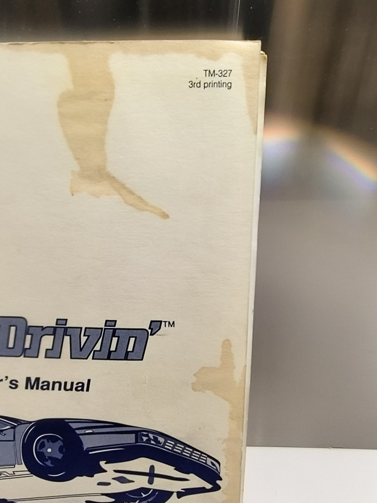 Hard Driven Atari Drivin Arcade Game Manual and Schematic package, fair cond.