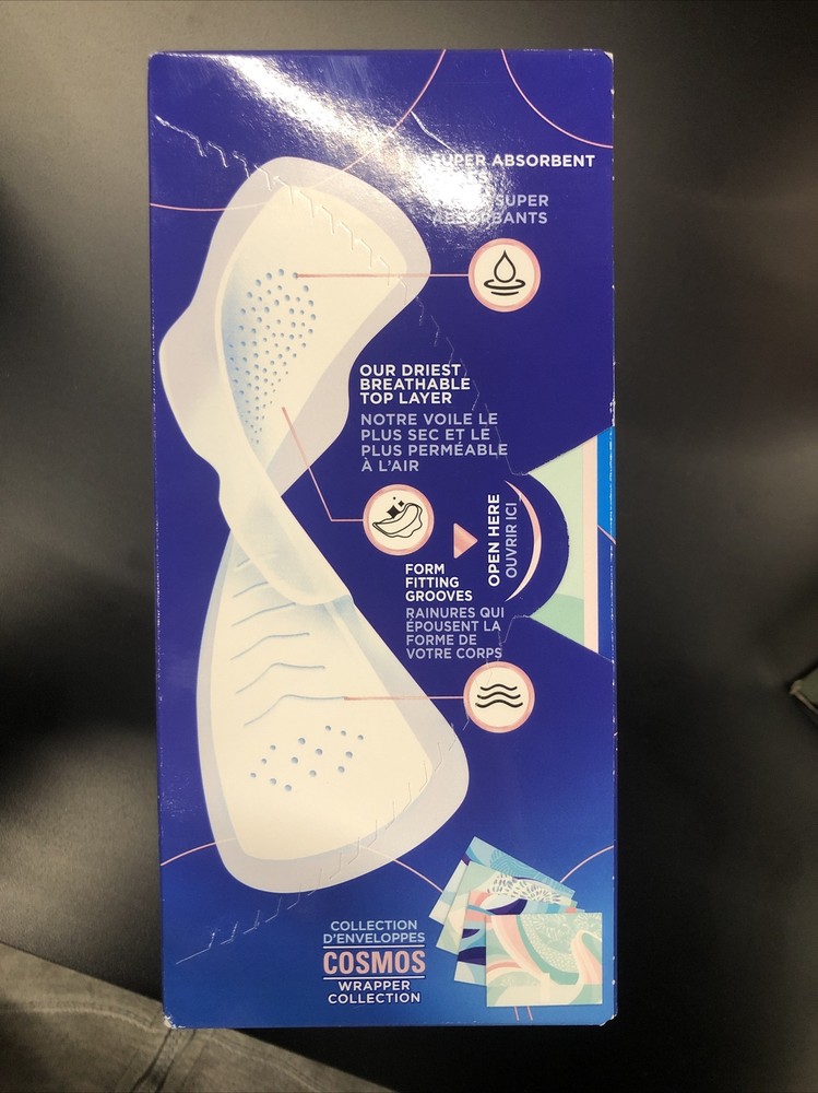 3 Pack Always Infinity FlexFoam Pads Size 5 Extra Heavy Overnight Absorb. 22 Eac