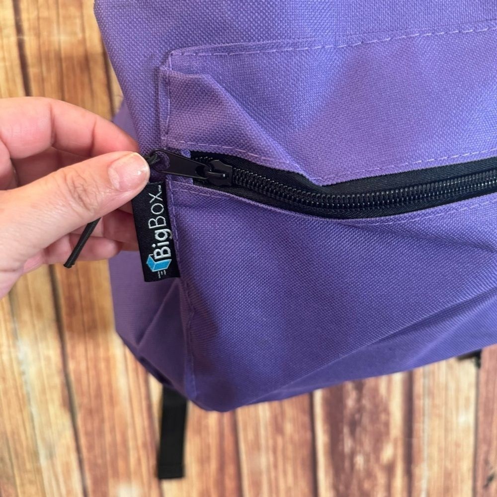 BigBox Nylon Purple Backpack 17 in