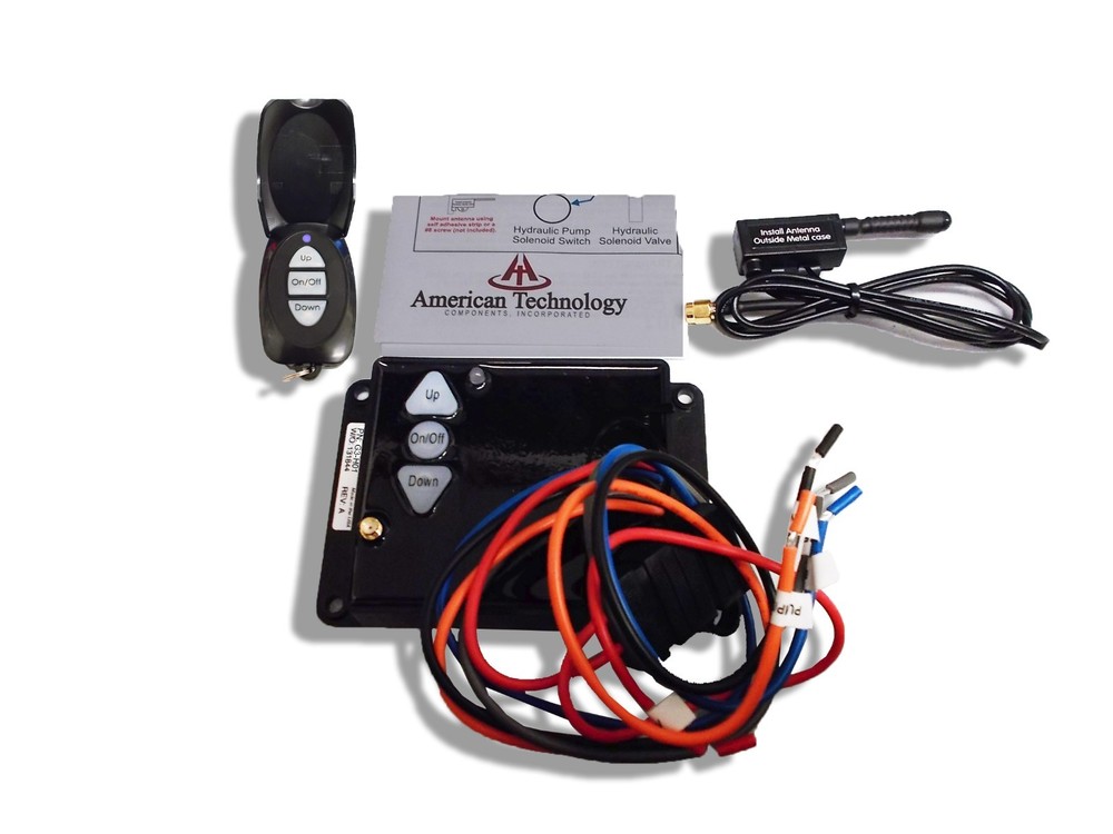Dump Trailer Wireless Remote Control System 12 volt Hydraulic Lift Winch Tilt