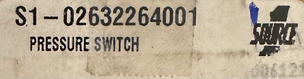 York S1-02632264001 Pressure Switch
