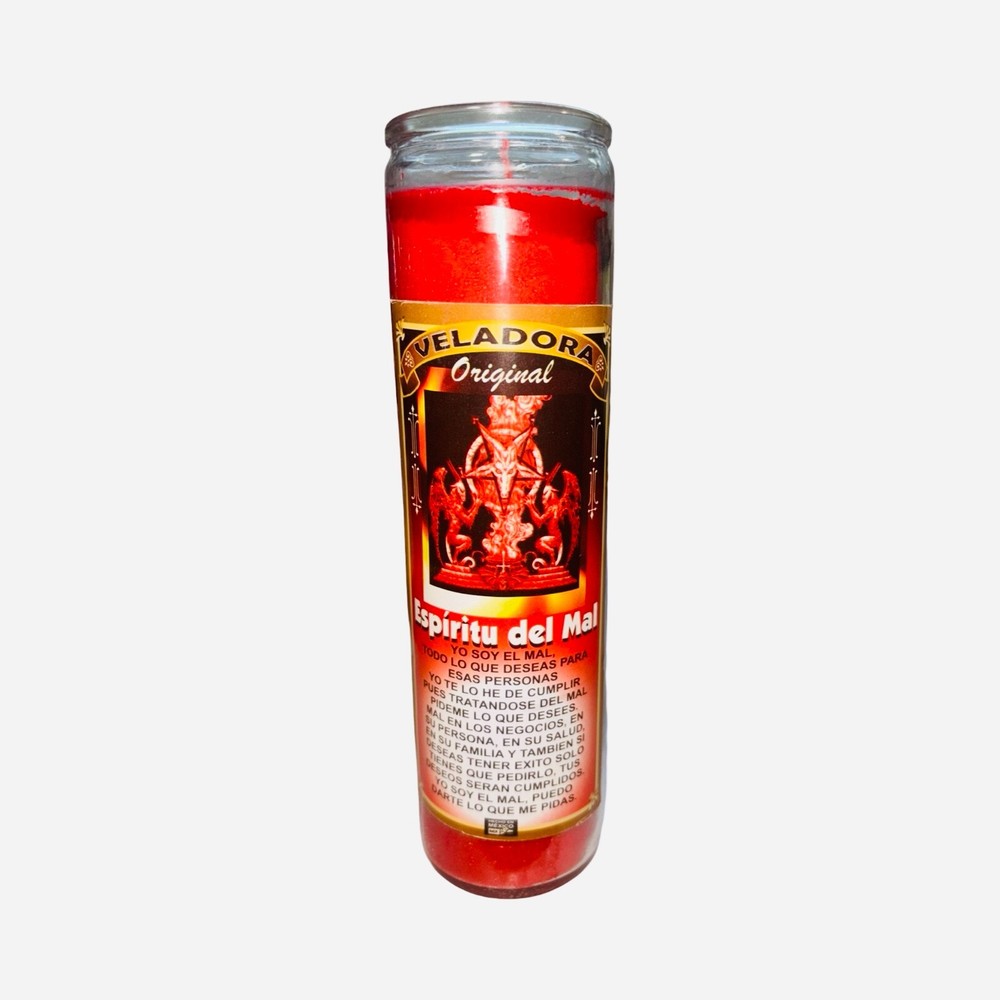 Espiritu del Mal Veladora Para el Diablo Para Pedir Exito, Dinero y Poder