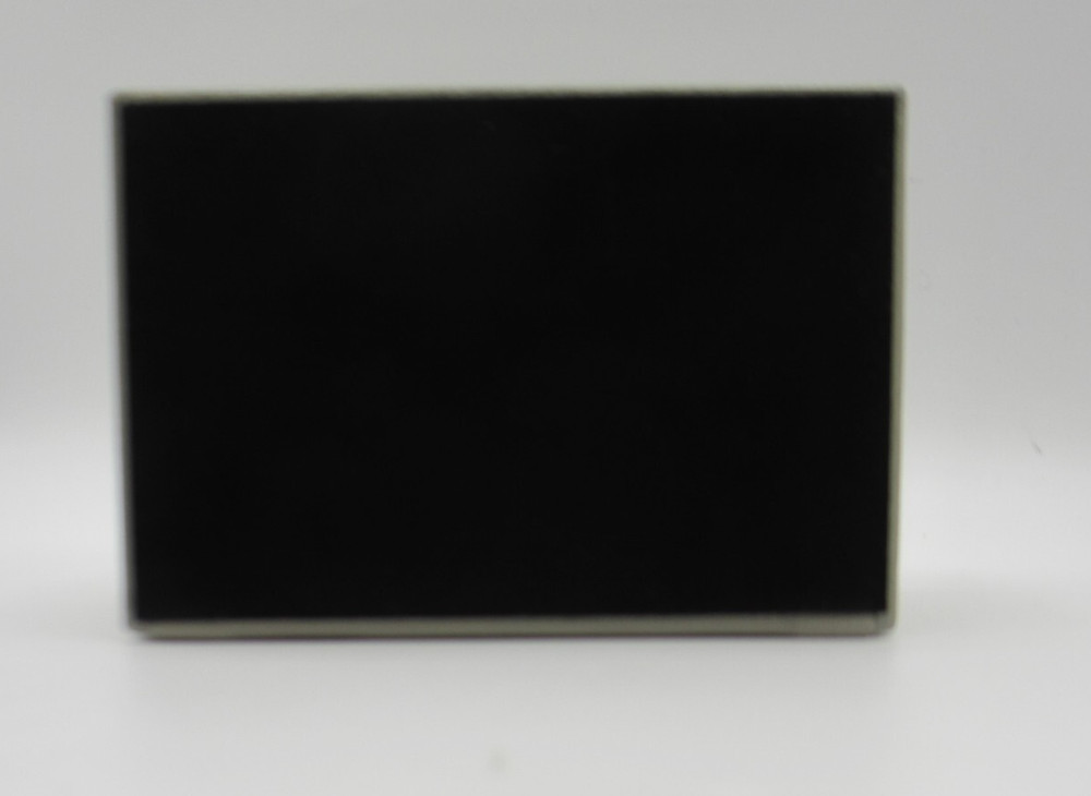 Leather Box Small Suede Lining Gray Graphic Image New