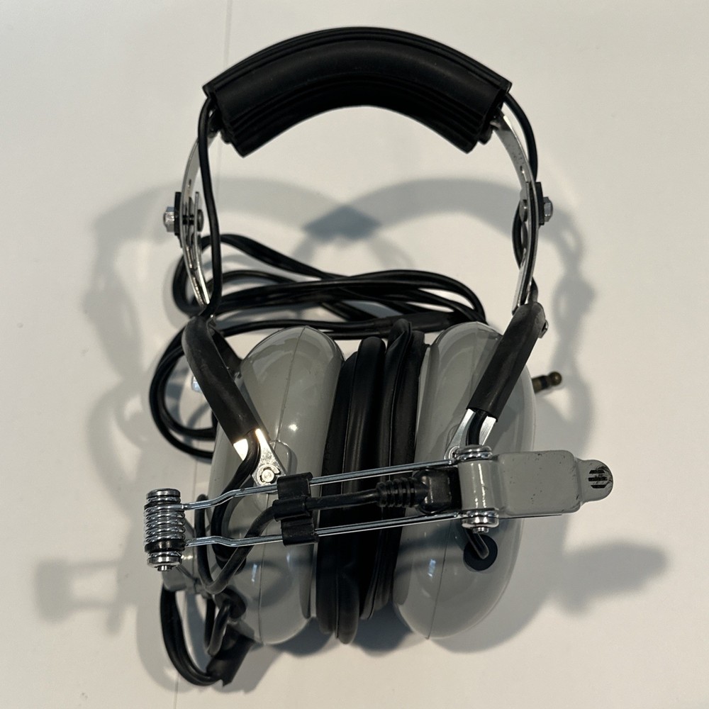Soft Comm Concept Industries Pilot Headphones Headset Model C-40 Untested