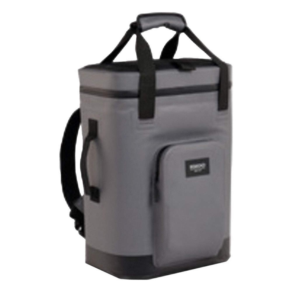 IGLOO  Soft Sided Backpack Cooler,Gray,17 qt 848FY8