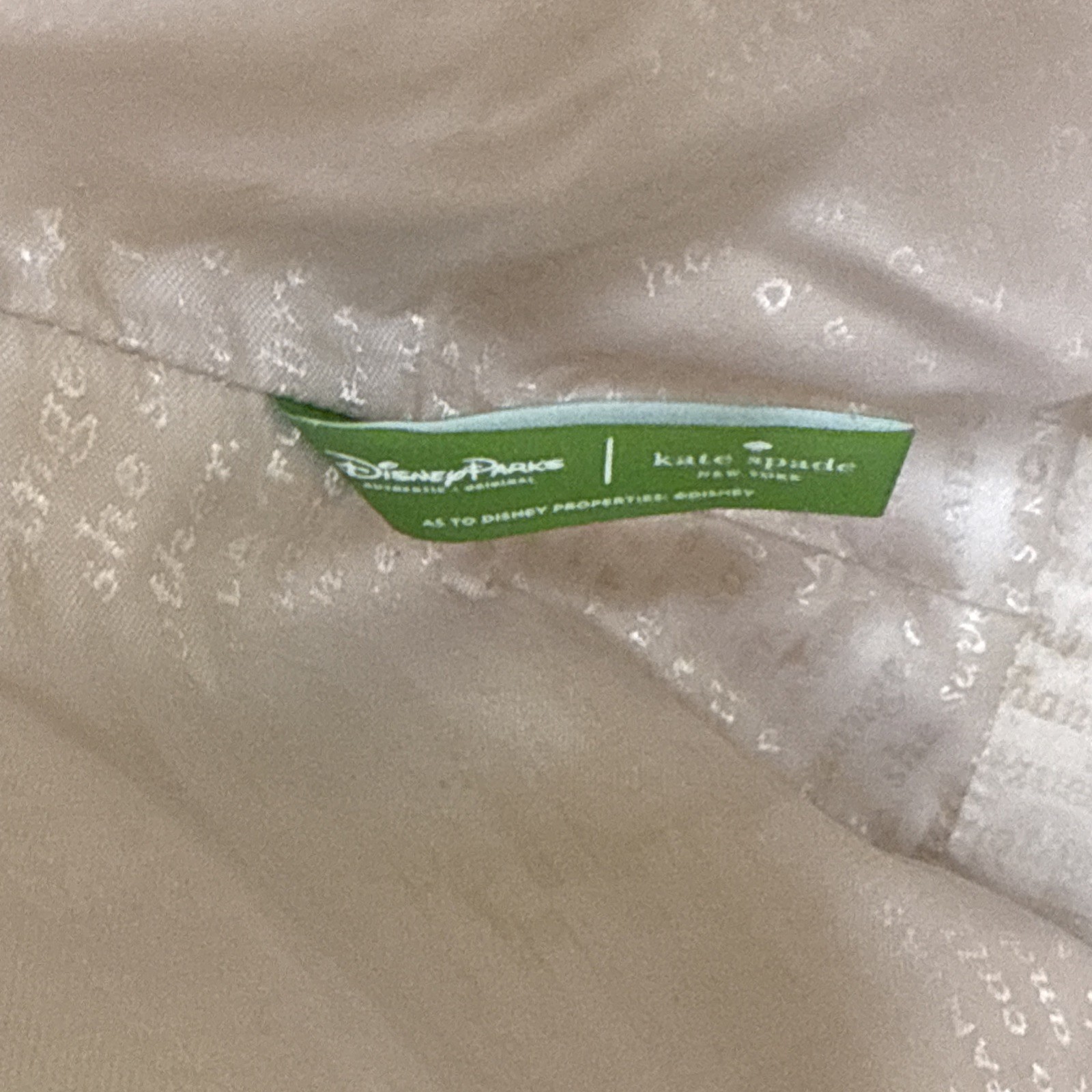 “Who Says We Have to Grow Up?'' Kate Spade Canvas Glitter Tote Disney