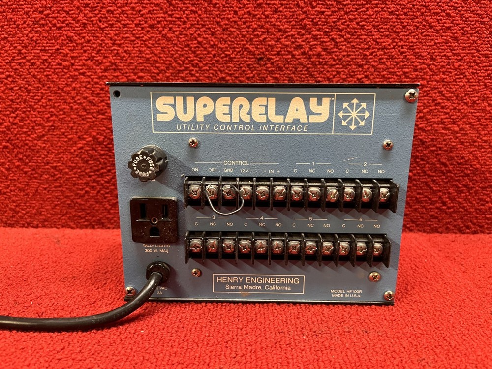 Used Henry Engineering Utility Control Interface Superelay Good Condition