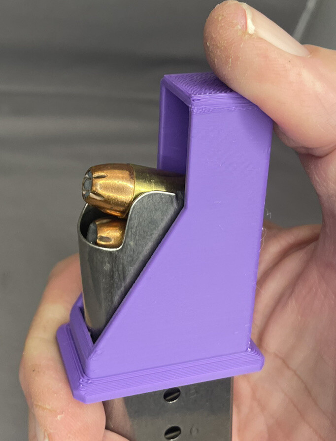 1911 Single Stack .45acp 45 acp .45 Magazine Speed Loader Speedloader -PURPLE