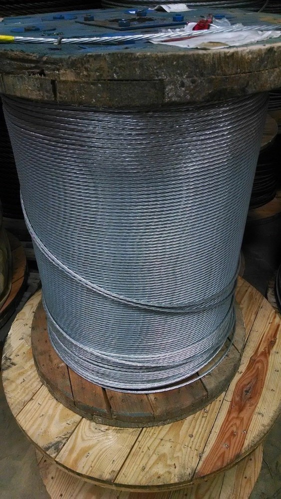 1/4" Galvanized Steel Strand Cable Guy Wire 1x7 EHS (5000 Feet)