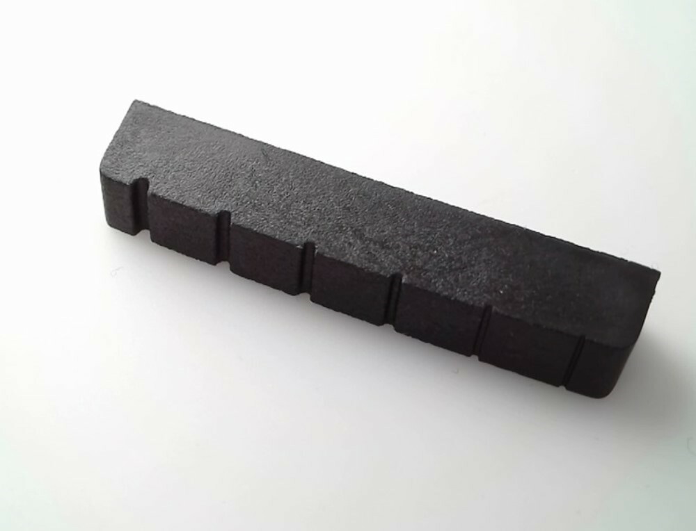 True Custom Shop® Black Graphite 6-String Slotted Guitar Nut for Jackson
