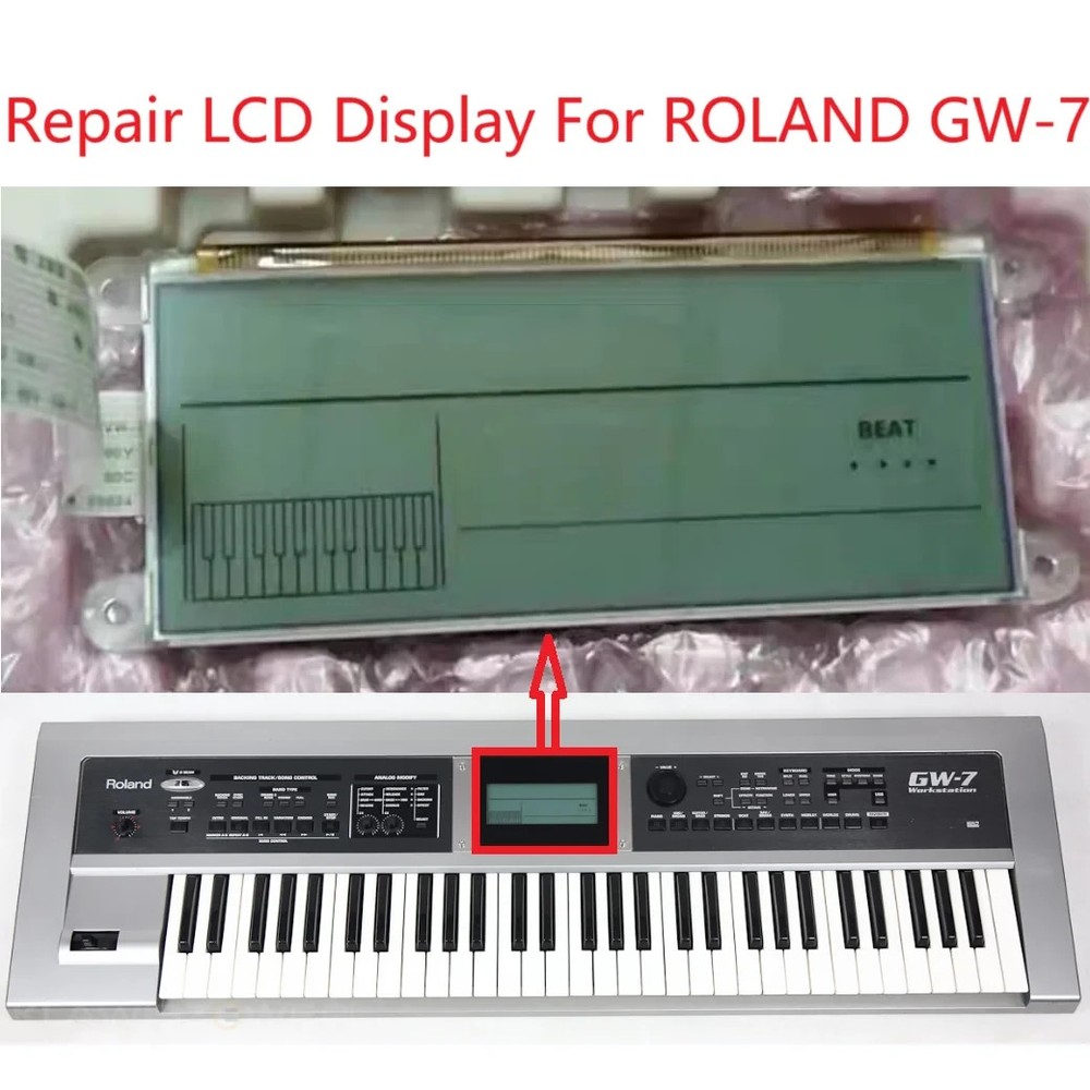 Original For Roland GW-7 E-09 LCD Display Screen