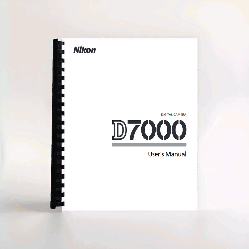 Nikon D7000 Reference / Instruction Manual : 348 Pages