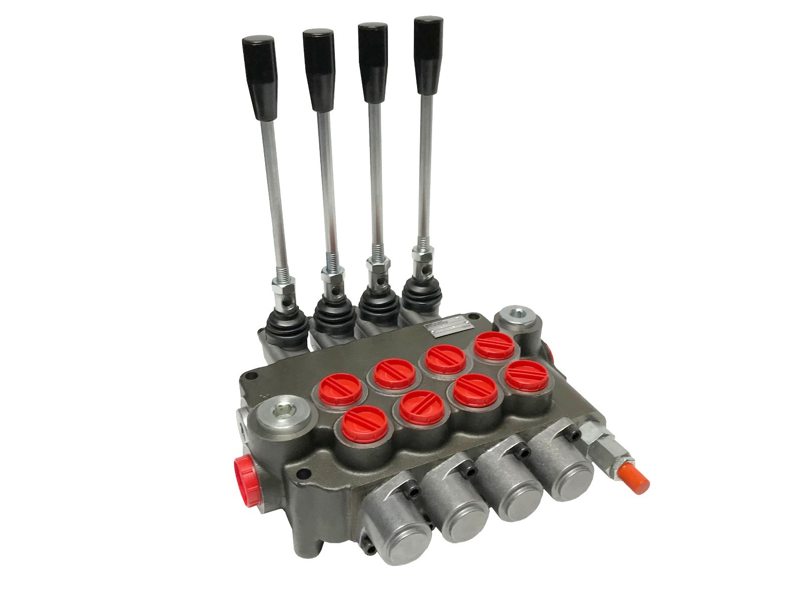 4 Spool Hydraulic Directional Control Valve Open Center 21 GPM 3600 PSI NEW!