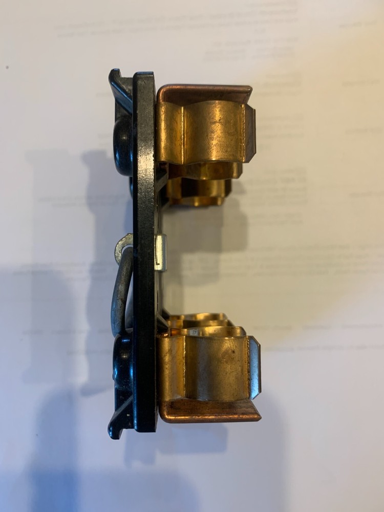 WADSWORTH 60 AMP 240 VOLT FUSE PANEL PULL OUT - MAIN OR BLANK 2 FLAT NOTCHES
