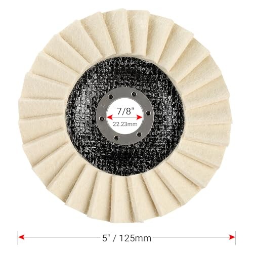 Wool Felt Polishing Wheels, Buffing Discs for Angle Grinder, High Density