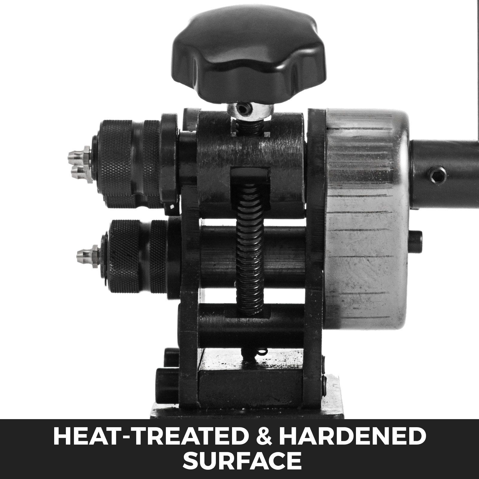 Ring Roller Bender, 3"Ring Size, 1/4in Round Steel &1"x3/16" Flat Steel Capacity