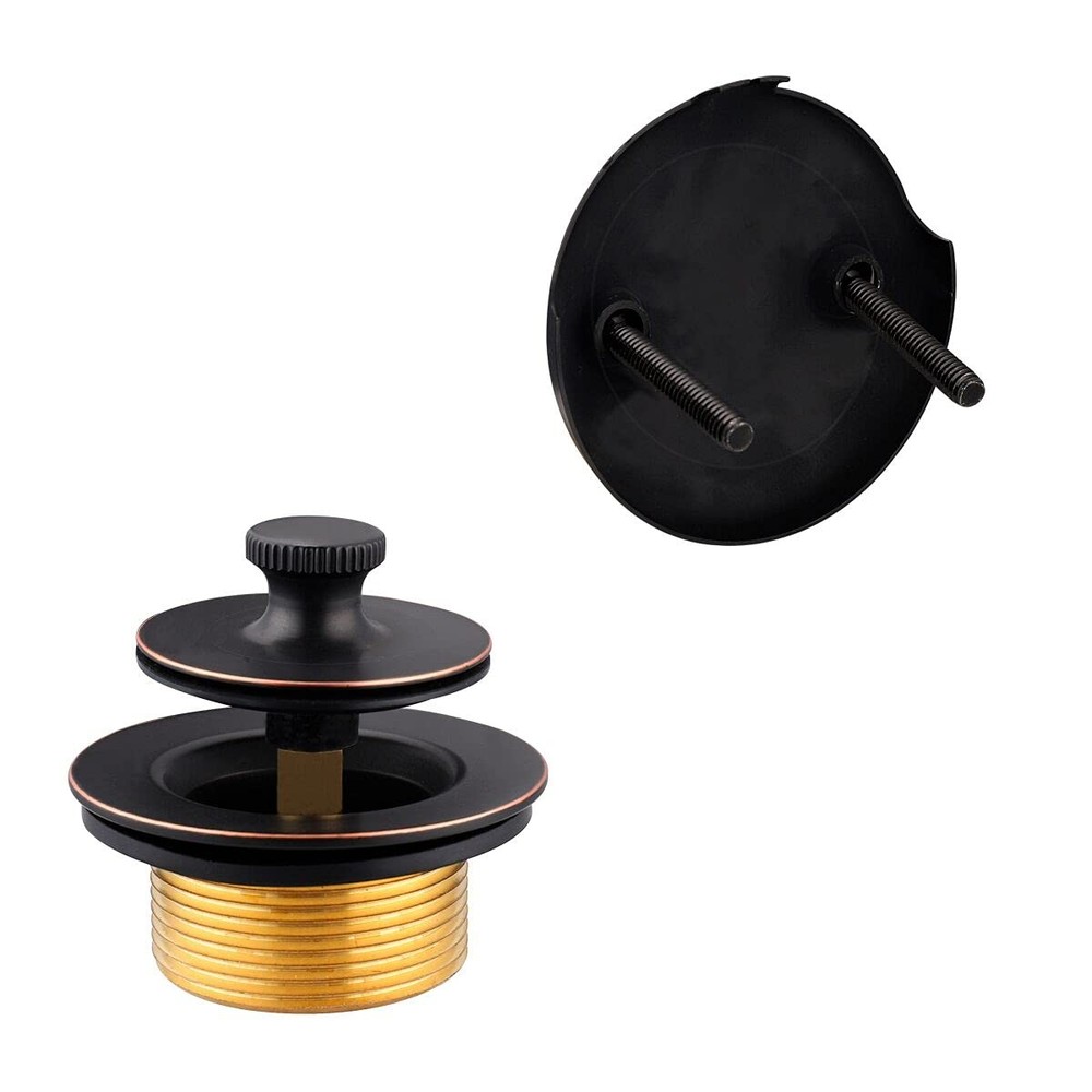 Oil Rubbed Bronze Bath Tub Drain Conversion Kit Assembly,