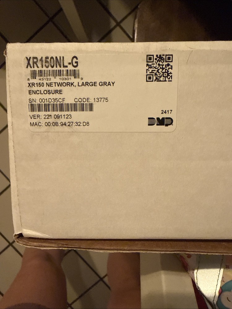 DMP XR150NL-G Network Panel Assembly and Accessories.