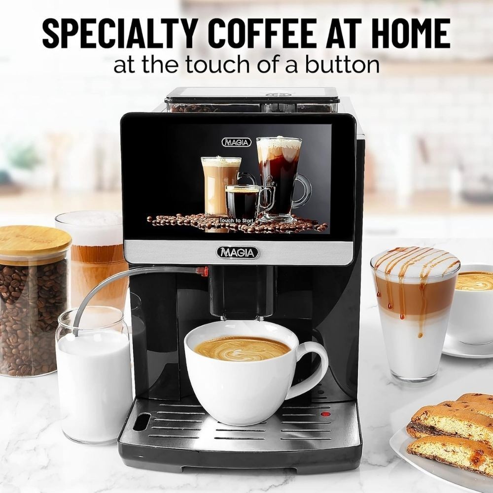 Zulay Magia Automatic Espresso Machine with Grinder – Refurbished