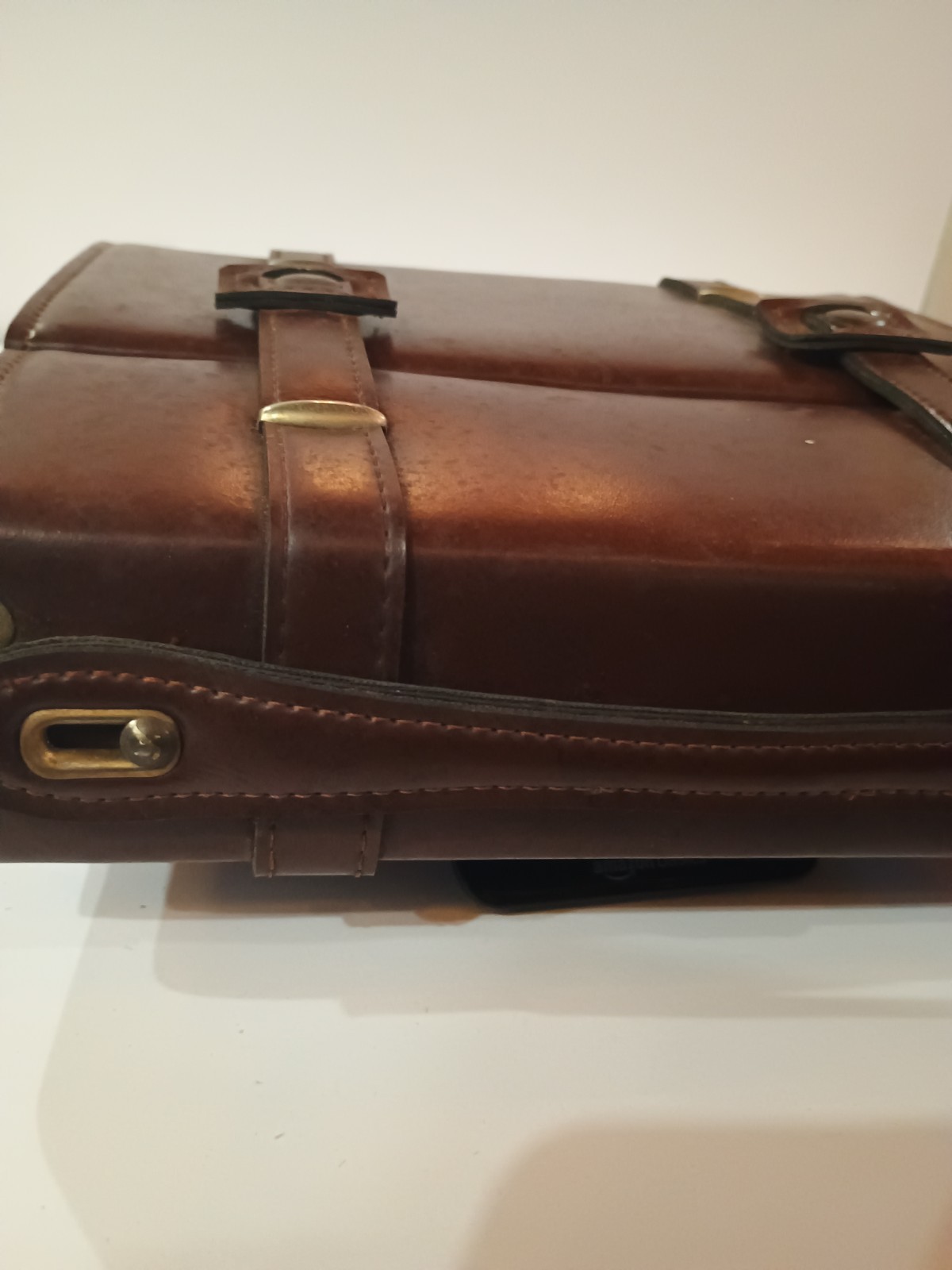 Vintage Leather Travel Bar - Japan - Rare