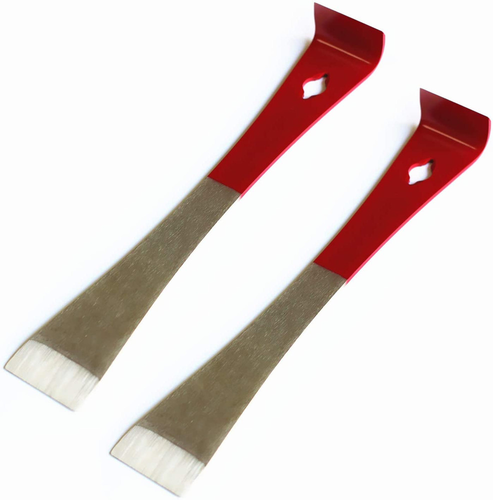 2 Pack Beekeeping Hive Tool Stainless Steel Frame Scraper Pry Tool