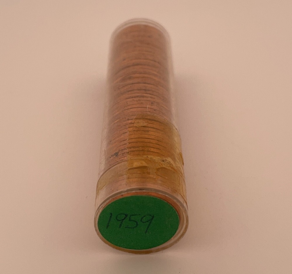 1959 LINCOLN MEMORIAL CENT ROLL SEALED