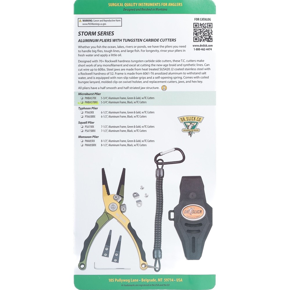 Dr Slick Micro Burst Plier - Black