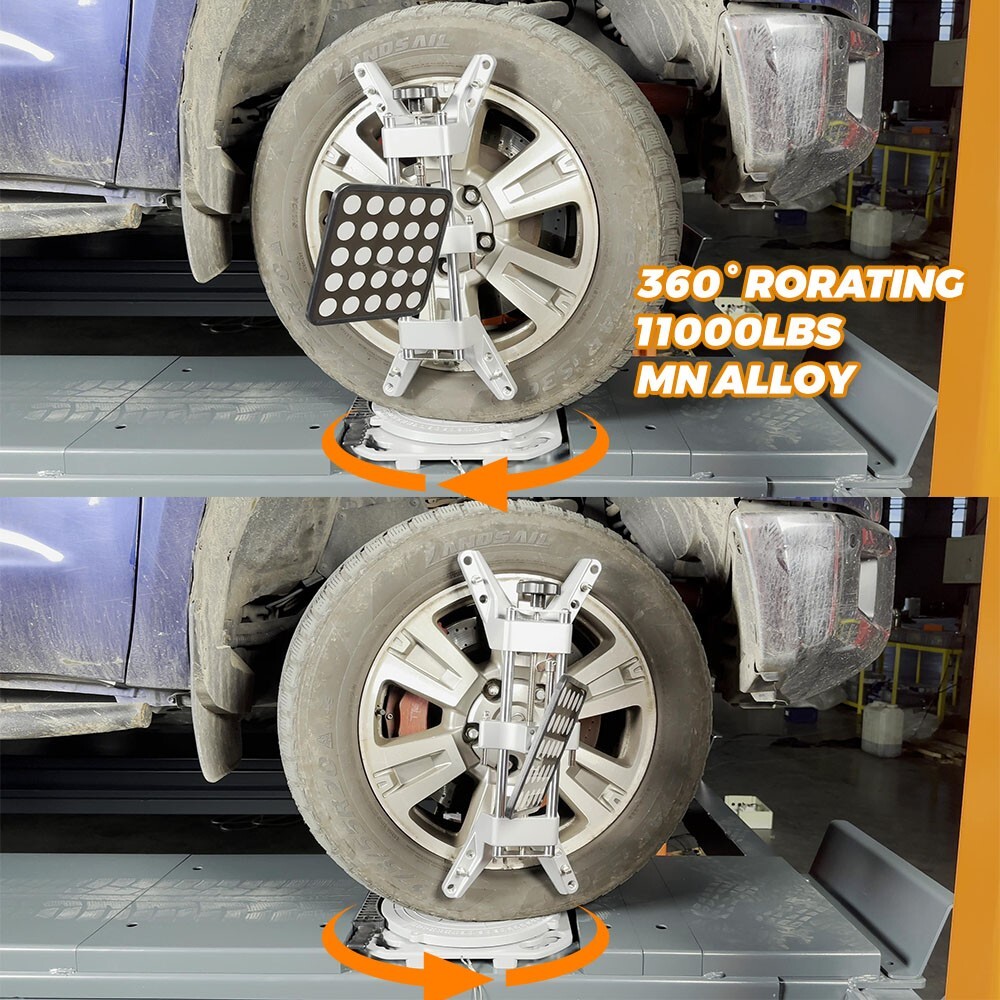 Motooltech Car Truck Front End Wheel Alignment Turn Plate 3D Car Alignment Kit