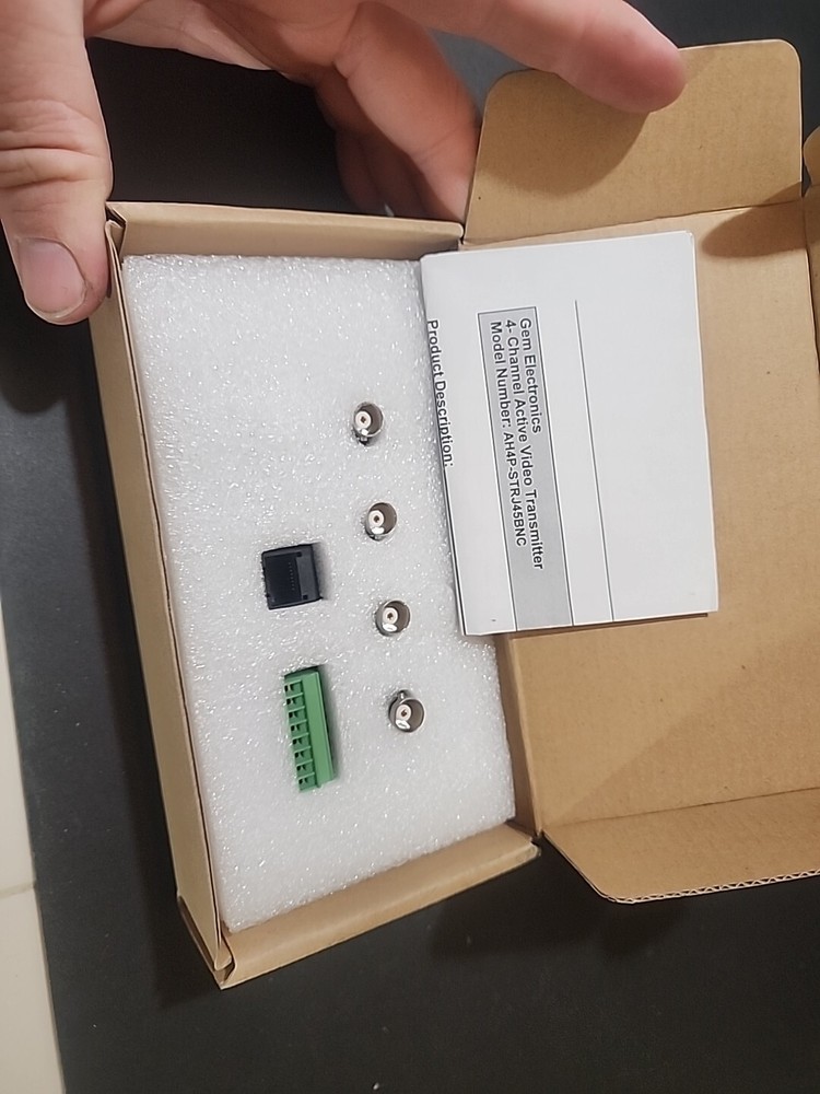 Gem Electronics 4 Channel Active Video Transmitter AH4P-STRJ45BNC