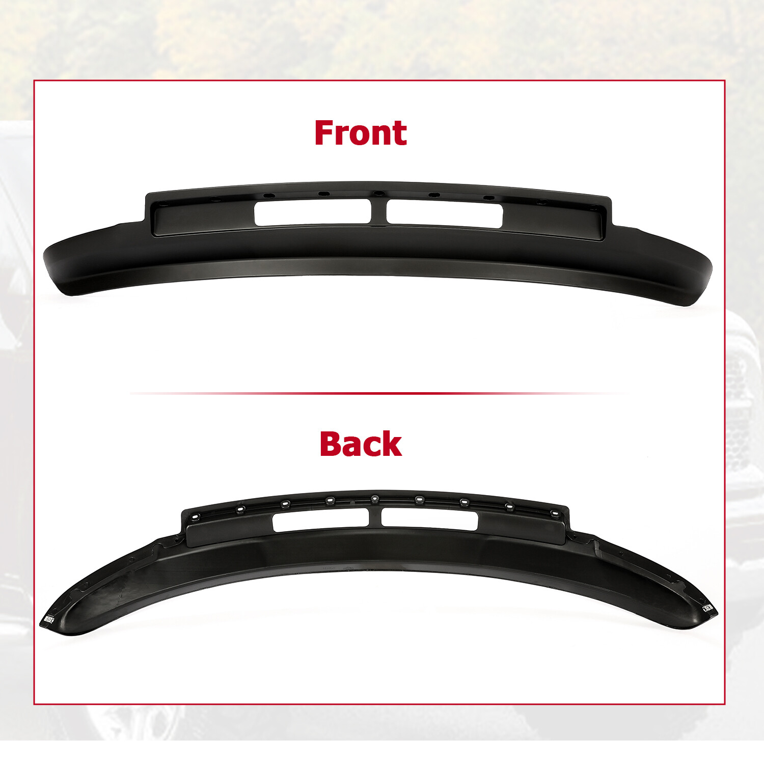 Black Front Lower Valance Panel For 13 14 15 16 17 18 Dodge Ram 2500 3500 Pickup