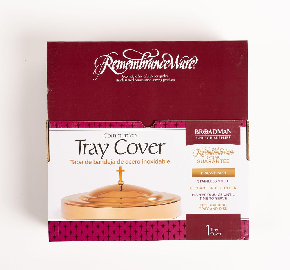 Remembranceware Communion Tray Cover, Brass