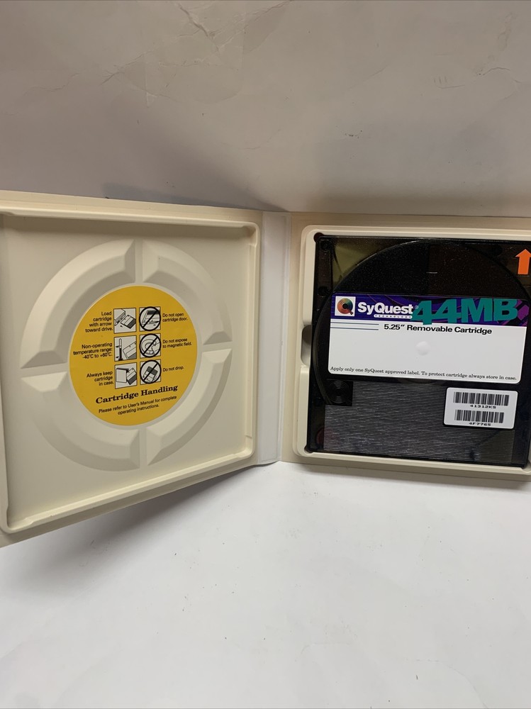 SyQuest 44MB 5.25" Removable Hard Disk Cartridge