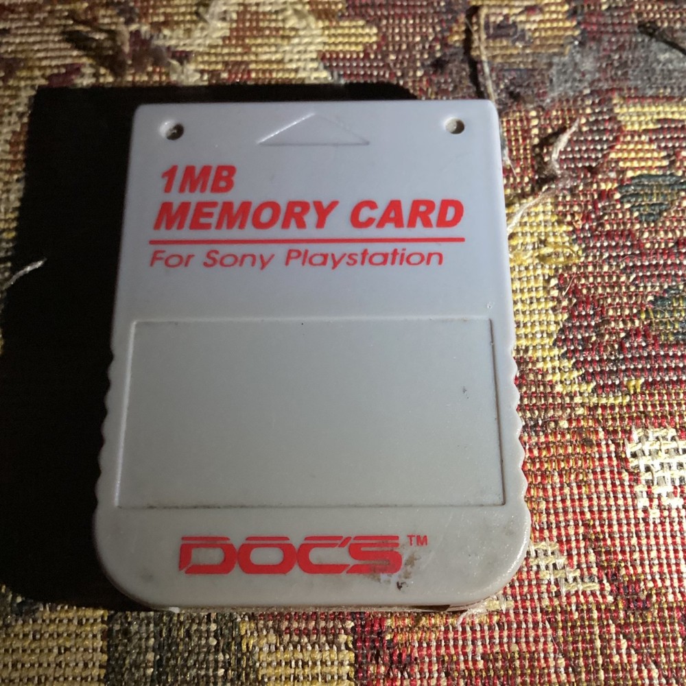 1Mb Docs Brand Memory card for Sony Playstation PS1
